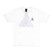 Witte Triple Triangle Tee Korte Mouw HUF , White , Heren