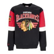 Chicago Blackhawks Crewneck Sweater Mitchell & Ness , Multicolor , Her...