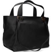 Elegante Oliver Zwarte Leren Handtas Coccinelle , Black , Dames