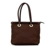 Pre-owned Nylon handbags Celine Vintage , Brown , Dames