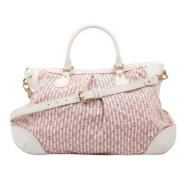 Pre-owned Leather handbags Louis Vuitton Vintage , Pink , Dames