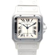 Pre-owned Stainless Steel watches Cartier Vintage , Beige , Dames