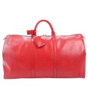 Pre-owned Leather louis-vuitton-bags Louis Vuitton Vintage , Red , Dam...