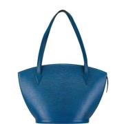 Pre-owned Leather louis-vuitton-bags Louis Vuitton Vintage , Blue , Da...