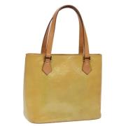 Pre-owned Leather handbags Louis Vuitton Vintage , Beige , Dames