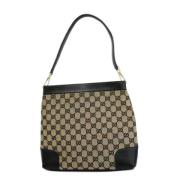 Pre-owned Canvas gucci-bags Gucci Vintage , Black , Dames