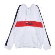 Lichtgewicht capuchontrui in wit/zwart/rood Fila , White , Heren