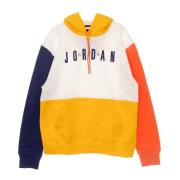 Air Graphic Hoodie in Wit/Goud Jordan , Multicolor , Heren