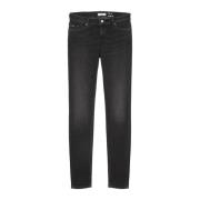 Jeans model SIV skinny met lage taille Marc O'Polo , Gray , Dames