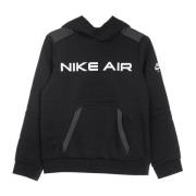 Air Hoodie Zwart/dk Smoke Grijs/wit Nike , Black , Heren