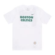 Boston Celtics Basketball Tee Nike , White , Heren