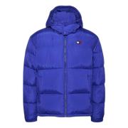 Blauwe Alaska Donsjas Tommy Hilfiger , Blue , Heren