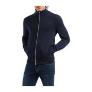 Navy Blauwe Cardigan Sweater Armani Exchange , Blue , Heren