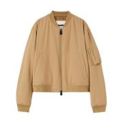 Kameel Blouson Jas Jil Sander , Brown , Heren