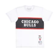 Chicago Bulls NBA Block Tee Mitchell & Ness , White , Heren