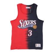 NBA Tie Dye Tank Allen Iverson Mitchell & Ness , Multicolor , Heren