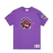 Toronto Raptors NBA Team Origins T-shirt Mitchell & Ness , Purple , He...