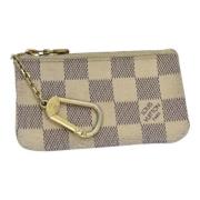 Pre-owned Canvas wallets Louis Vuitton Vintage , White , Dames