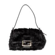 Pre-owned Canvas fendi-bags Fendi Vintage , Black , Dames