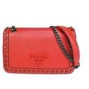 Pre-owned Leather prada-bags Prada Vintage , Red , Dames