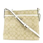 Pre-owned Canvas crossbody-bags Coach Pre-owned , Beige , Dames