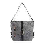 Grijze Social Soft Dubbel-Draagbare Tas Alviero Martini 1a Classe , Gr...