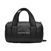 Mode Zwart Handtas met Verstelbare Band Calvin Klein , Black , Dames