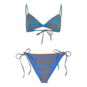 Gestreepte Bikini Top in Bh-stijl Gallo , Multicolor , Dames