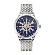 Dameshorloge Dames Quartz Milanese Armband Blauw Zilver Wa0390-201-209...