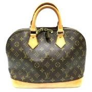 Pre-owned Canvas handbags Louis Vuitton Vintage , Brown , Dames