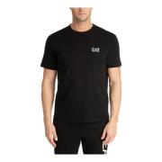 Logo Series T-shirt Emporio Armani EA7 , Black , Heren