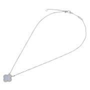 Pre-owned White Gold necklaces Van Cleef & Arpels Pre-owned , Gray , D...