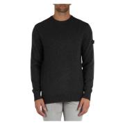 Wol Yak Crewneck Sweater Peuterey , Gray , Heren