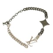 Pre-owned Metal bracelets Louis Vuitton Vintage , Black , Heren