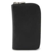 Pre-owned Leather wallets Louis Vuitton Vintage , Black , Dames