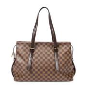 Pre-owned Canvas louis-vuitton-bags Louis Vuitton Vintage , Brown , Da...