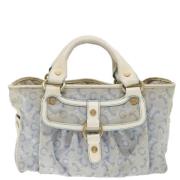 Pre-owned Canvas handbags Celine Vintage , Blue , Dames