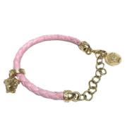 Pre-owned Leather bracelets Versace Pre-owned , Pink , Dames