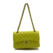 Pre-owned Fabric chanel-bags Chanel Vintage , Yellow , Dames