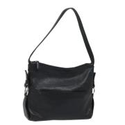 Pre-owned Leather shoulder-bags Loewe Pre-owned , Black , Dames