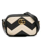 Pre-owned Leather crossbody-bags Gucci Vintage , Black , Dames