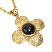 Pre-owned Metal chanel-jewelry Chanel Vintage , Yellow , Dames