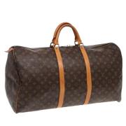 Pre-owned Canvas travel-bags Louis Vuitton Vintage , Brown , Dames