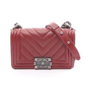 Pre-owned Canvas chanel-bags Chanel Vintage , Red , Dames