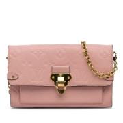 Pre-owned Leather crossbody-bags Louis Vuitton Vintage , Pink , Dames