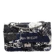 Pre-owned Canvas shoulder-bags Chanel Vintage , Blue , Dames