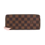 Pre-owned Canvas wallets Louis Vuitton Vintage , Brown , Dames