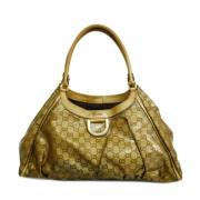 Pre-owned Coated canvas gucci-bags Gucci Vintage , Beige , Dames