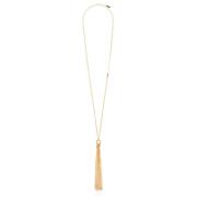 Gouden Cassandre Charme Hanger Ketting Saint Laurent , Yellow , Dames