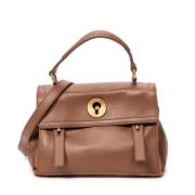 Pre-owned Canvas shoulder-bags Yves Saint Laurent Vintage , Brown , Da...